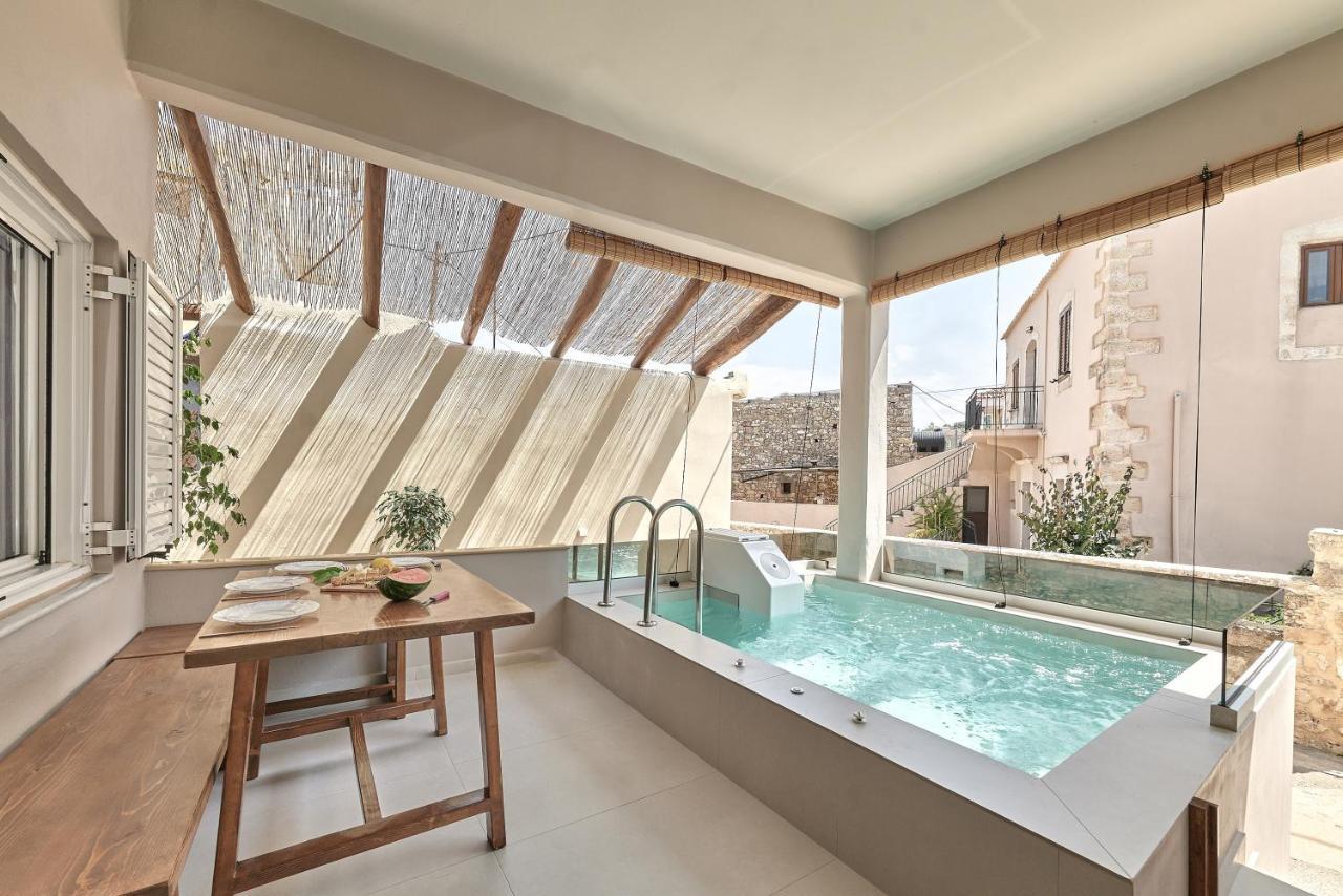2 Bedroom Villa With Heated Swimming Pool-Spa Whirlpool-Bbq! Melidhonion  Ngoại thất bức ảnh