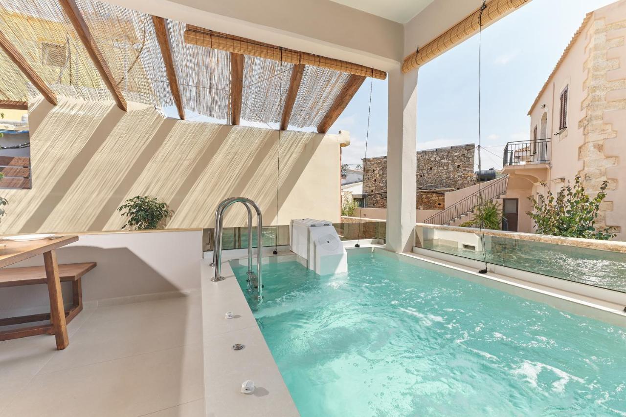 2 Bedroom Villa With Heated Swimming Pool-Spa Whirlpool-Bbq! Melidhonion  Ngoại thất bức ảnh