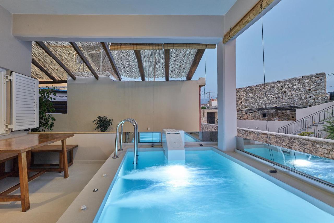 2 Bedroom Villa With Heated Swimming Pool-Spa Whirlpool-Bbq! Melidhonion  Ngoại thất bức ảnh